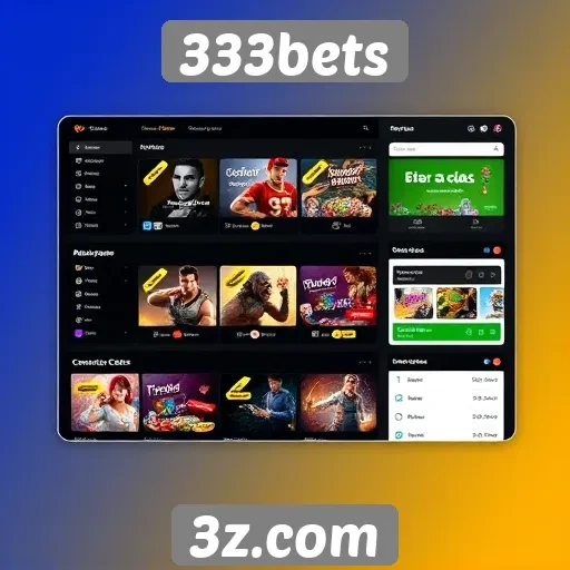 Experiência do usuário na navegação do site 333bets